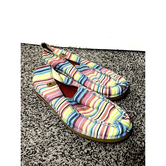 TWISTED X Women's Slip-On Loafer Multi-colored Rainbow Stripe Size 10M - Picture 2 of 7